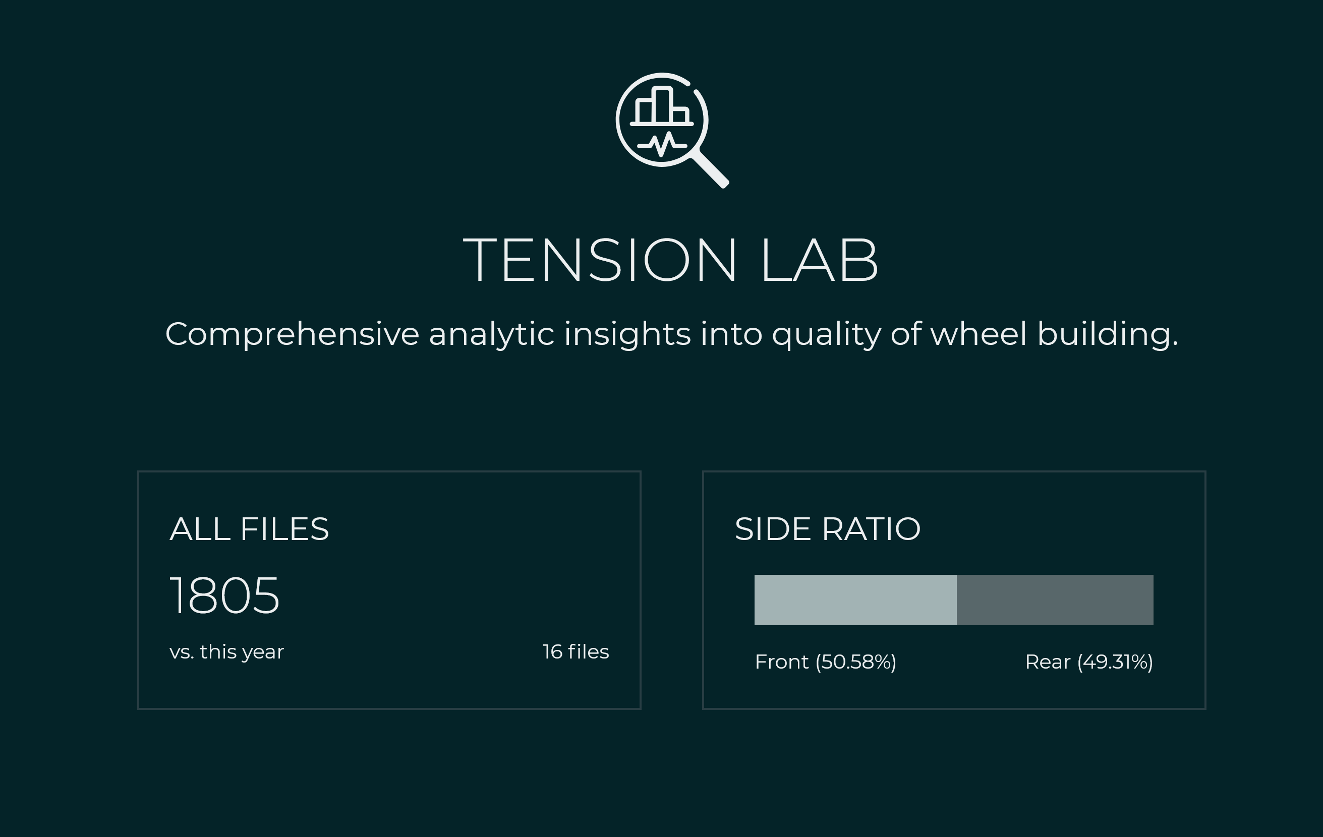 Spoke tension lab is a page inside App SpokeCalc
