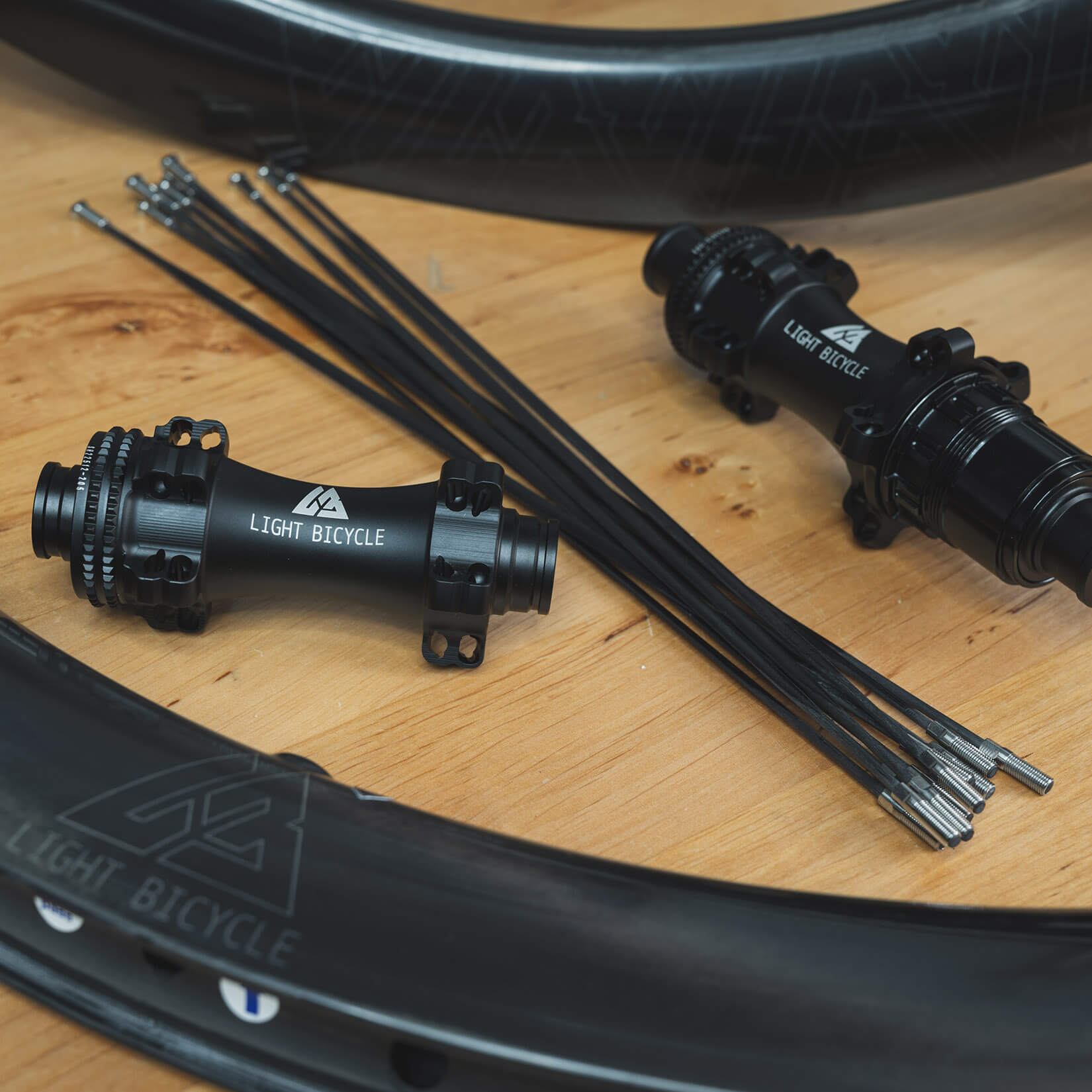 Light Bicycle Airia's rims